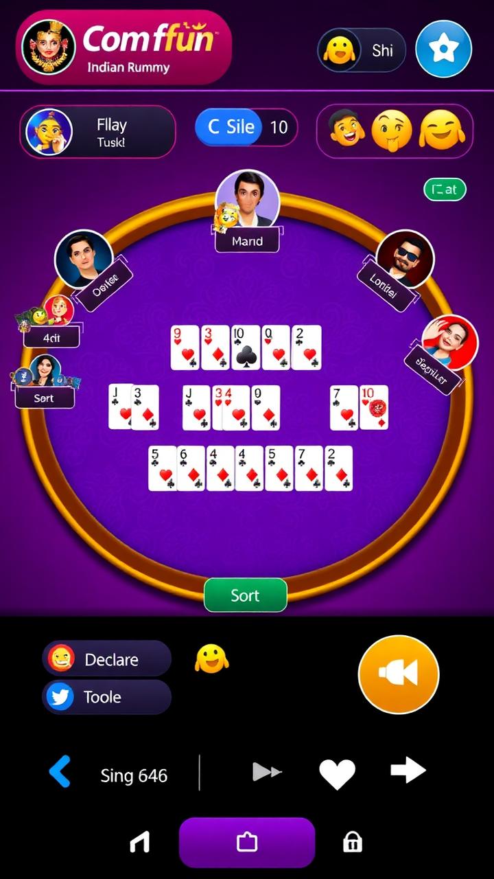 Comfun Indian Rummy screenshot 2