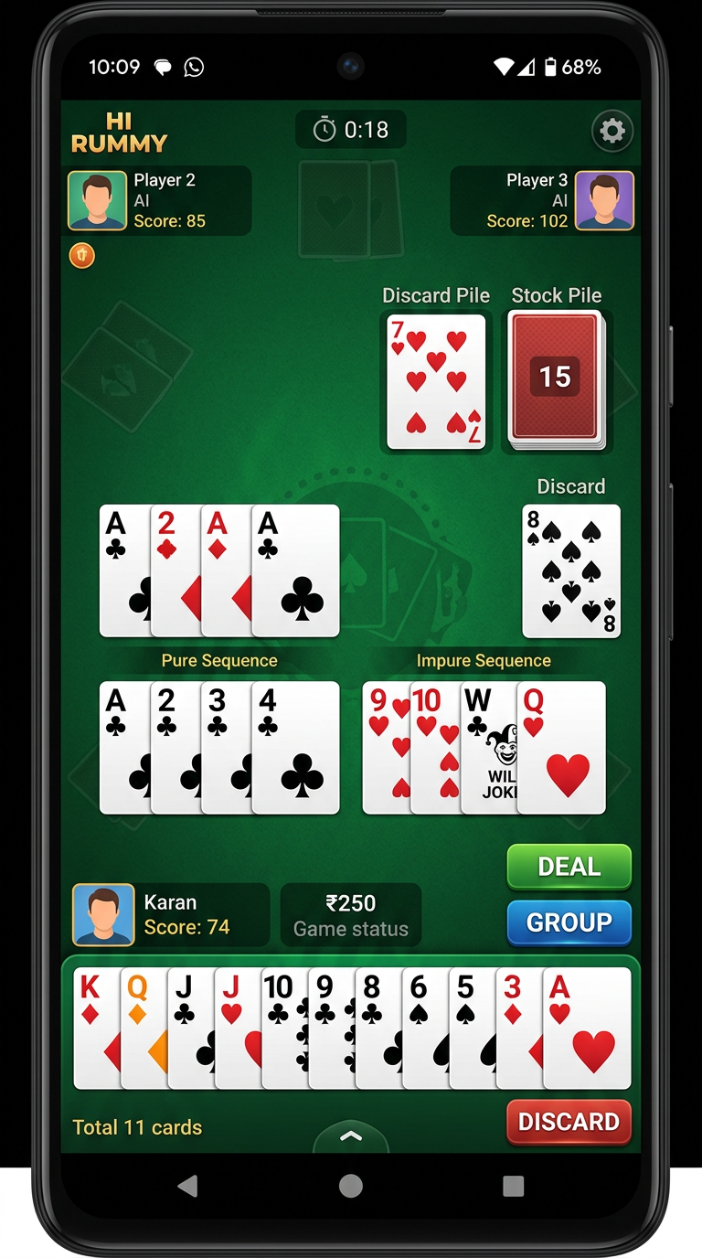 Hi Rummy screenshot 2