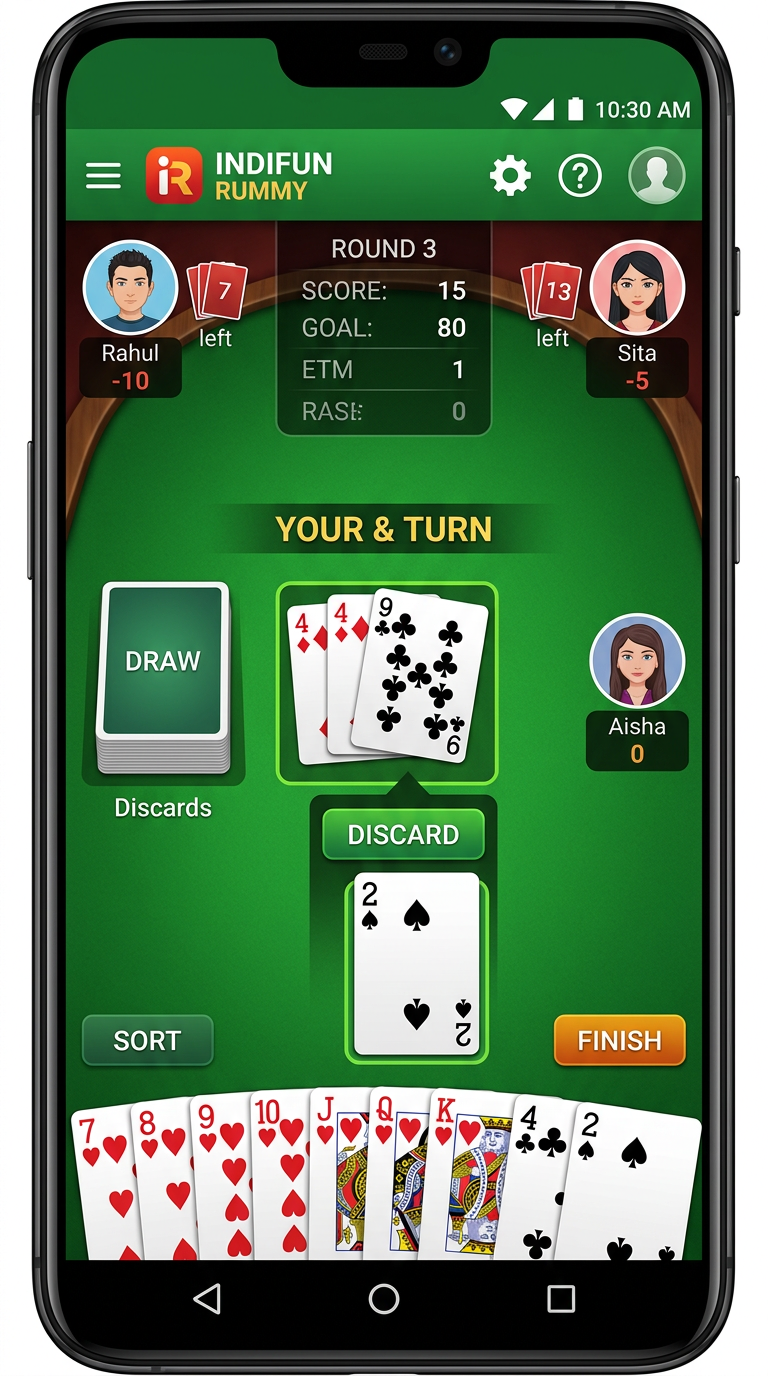 Indifun Rummy screenshot 2
