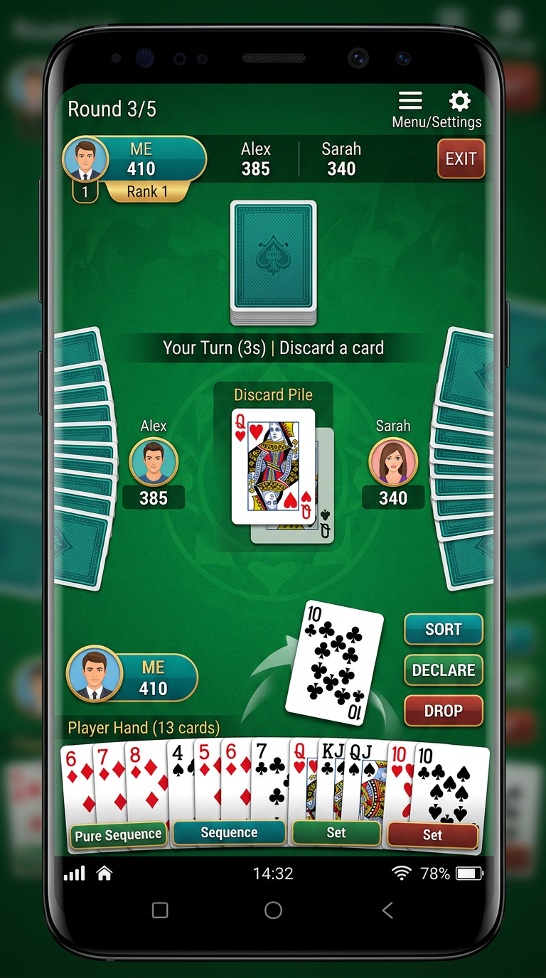 Joy Rummy Screenshot