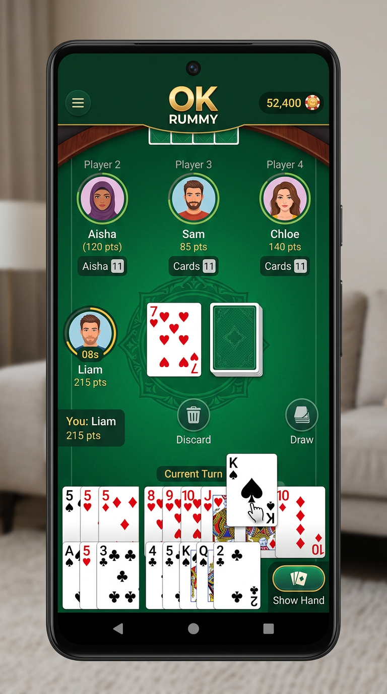 Ok Rummy screenshot 2