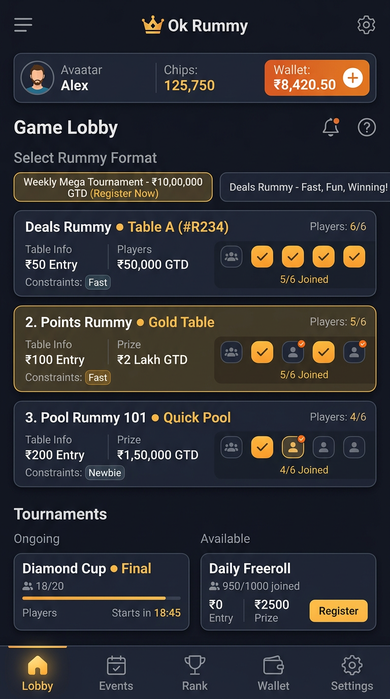 Ok Rummy screenshot 3