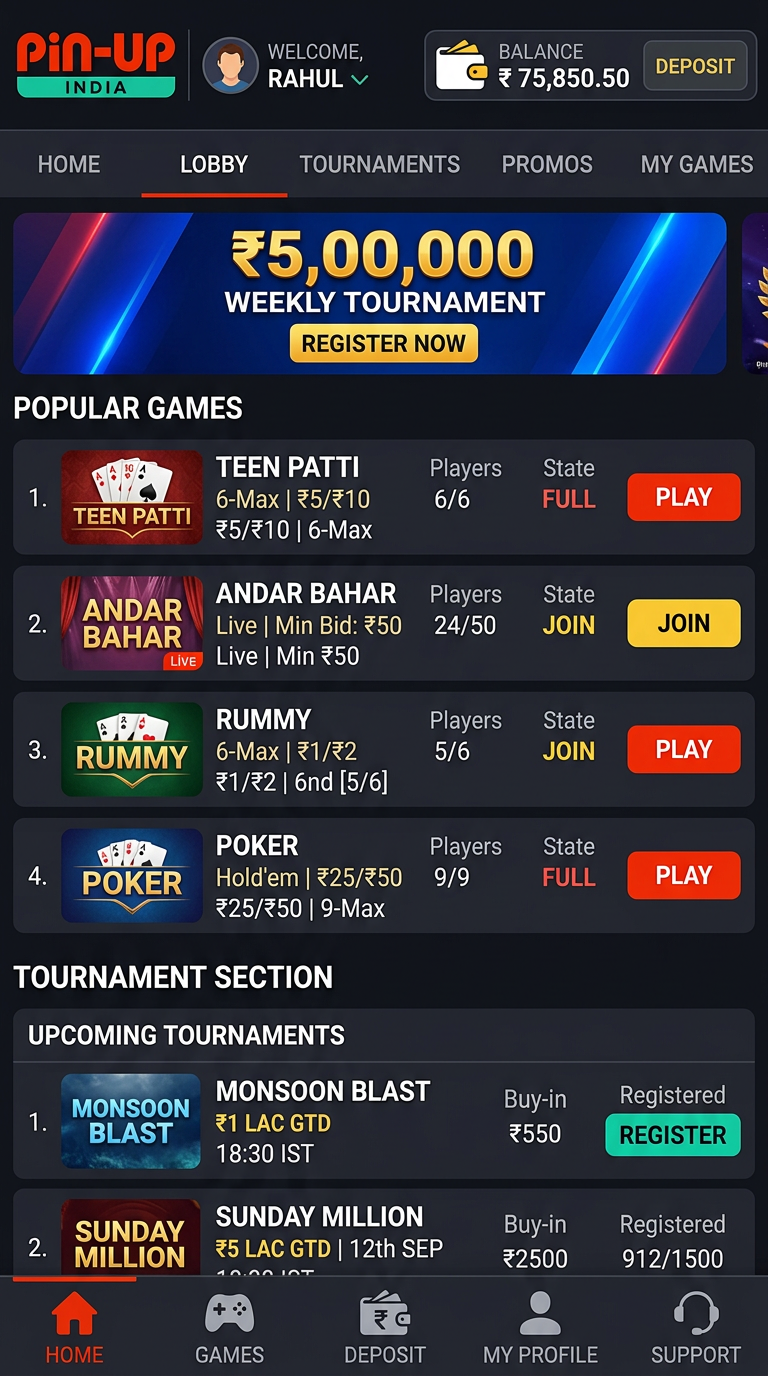 Pin-Up India screenshot 3