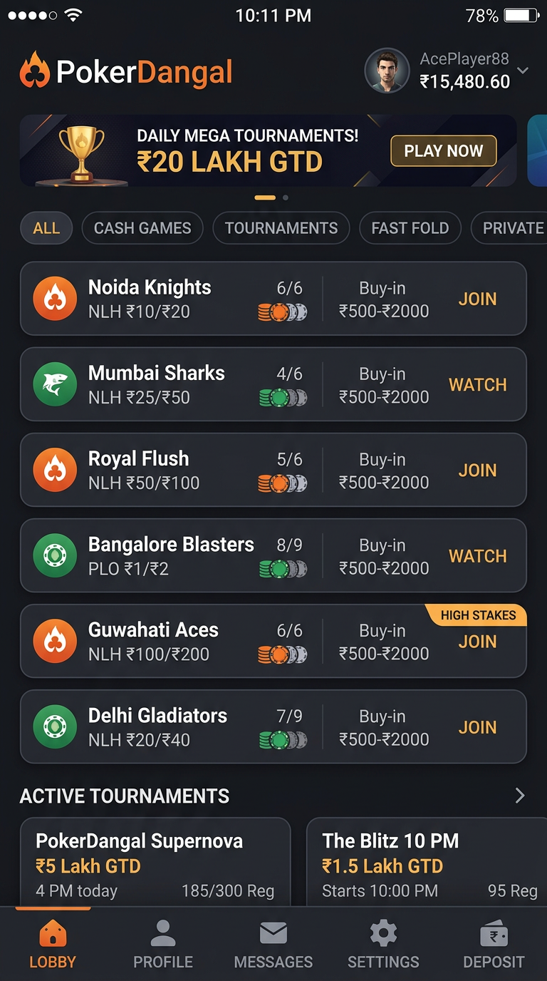 PokerDangal Cash Game screenshot 3