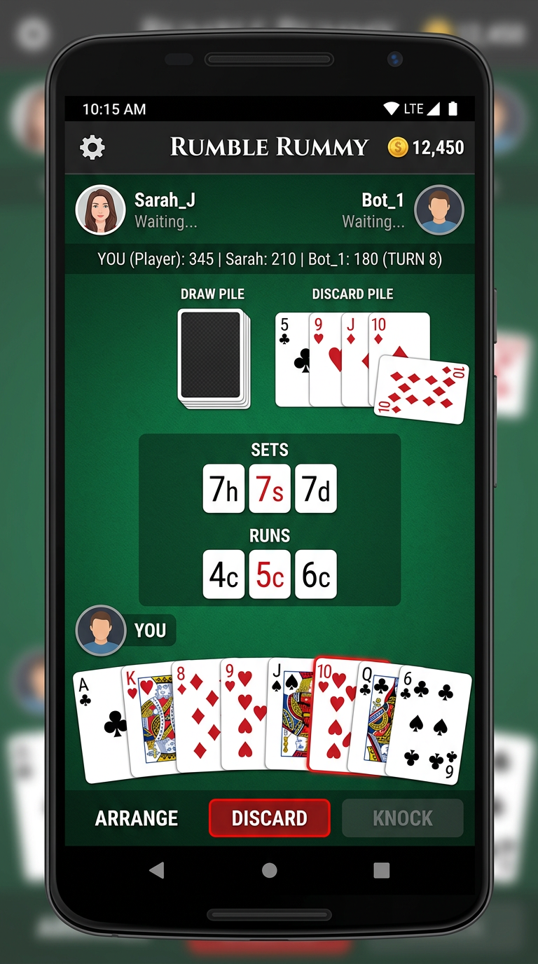 Rumble Rummy screenshot 2