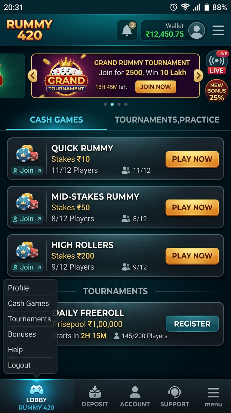 Rummy 420 screenshot 3