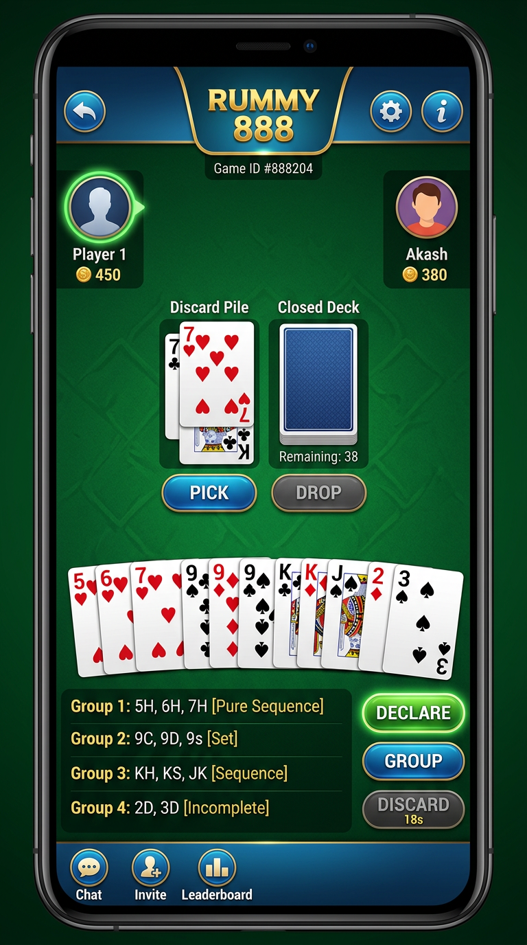 Rummy 888 screenshot 2