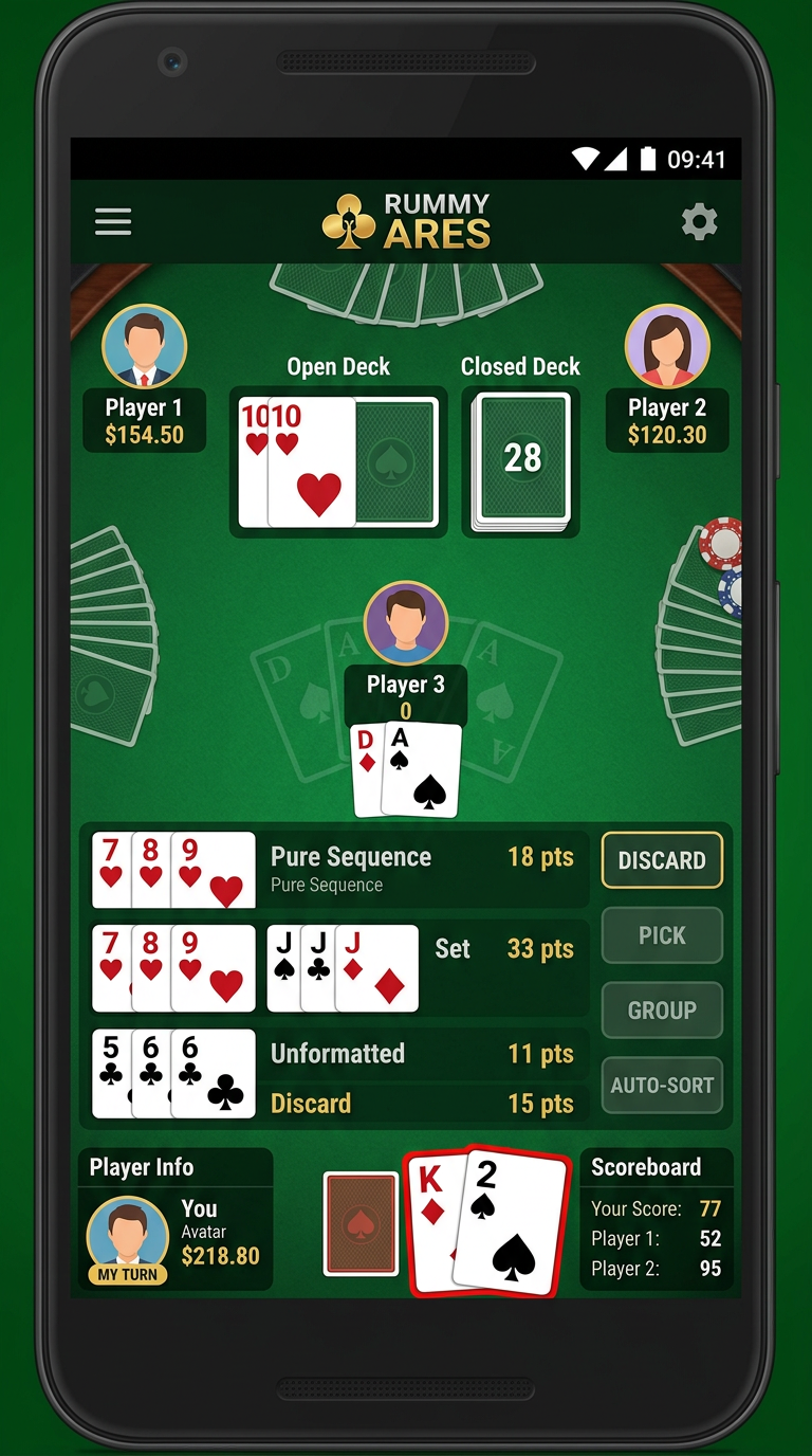 Rummy Ares screenshot 2