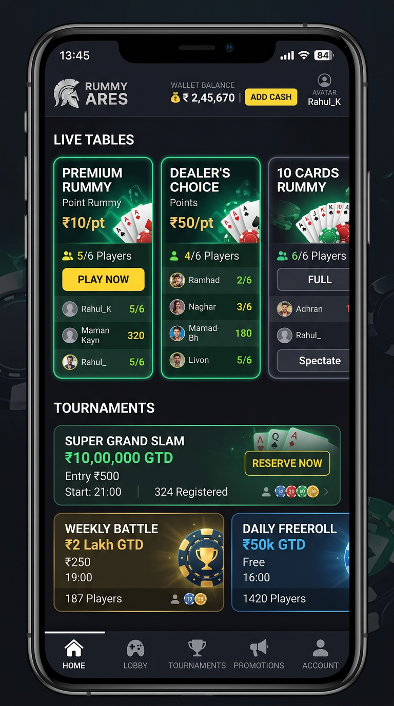 Rummy Ares screenshot 3