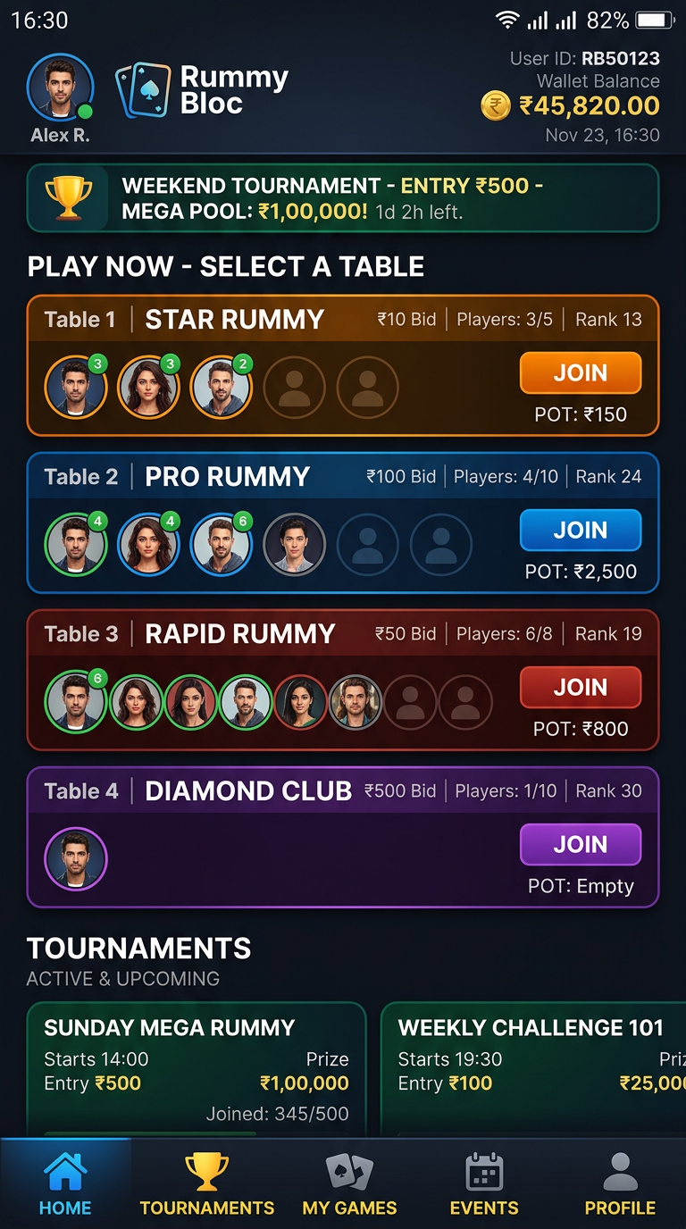 Rummy Bloc Gold screenshot 3