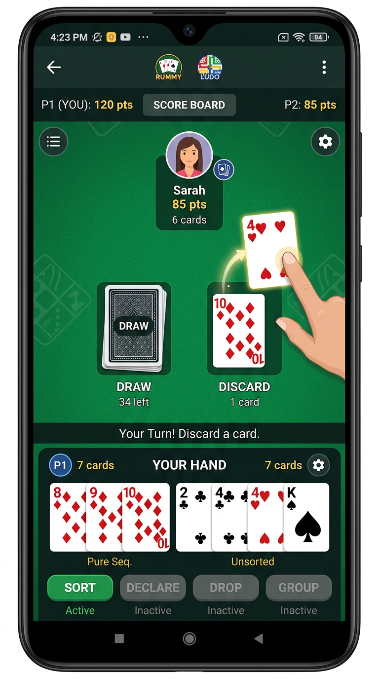 Rummy Ludo Screenshot