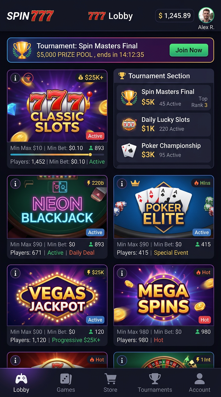 Spin 777 screenshot 3