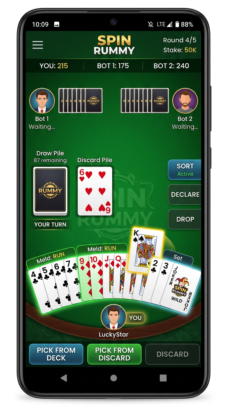 Spin Rummy Screenshot