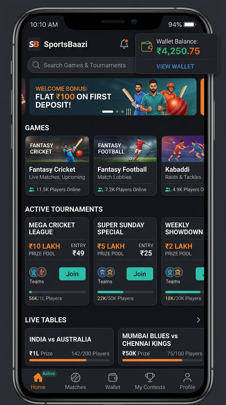 SportsBaazi Cash Game screenshot 3