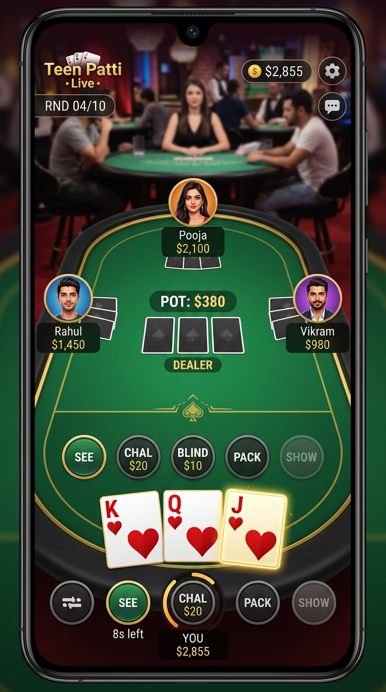 Teen Patti Live - Earn Cash Daily screenshot 2