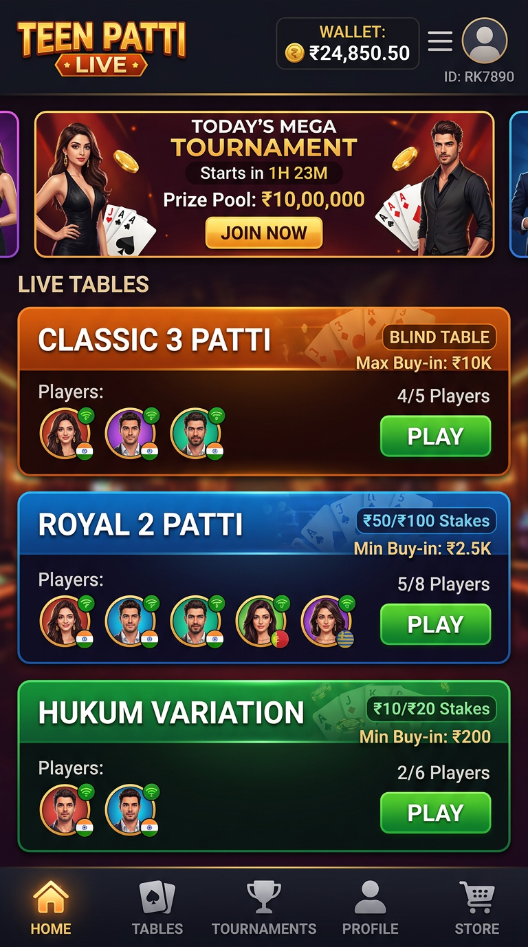 Teen Patti Live - Earn Cash Daily screenshot 3