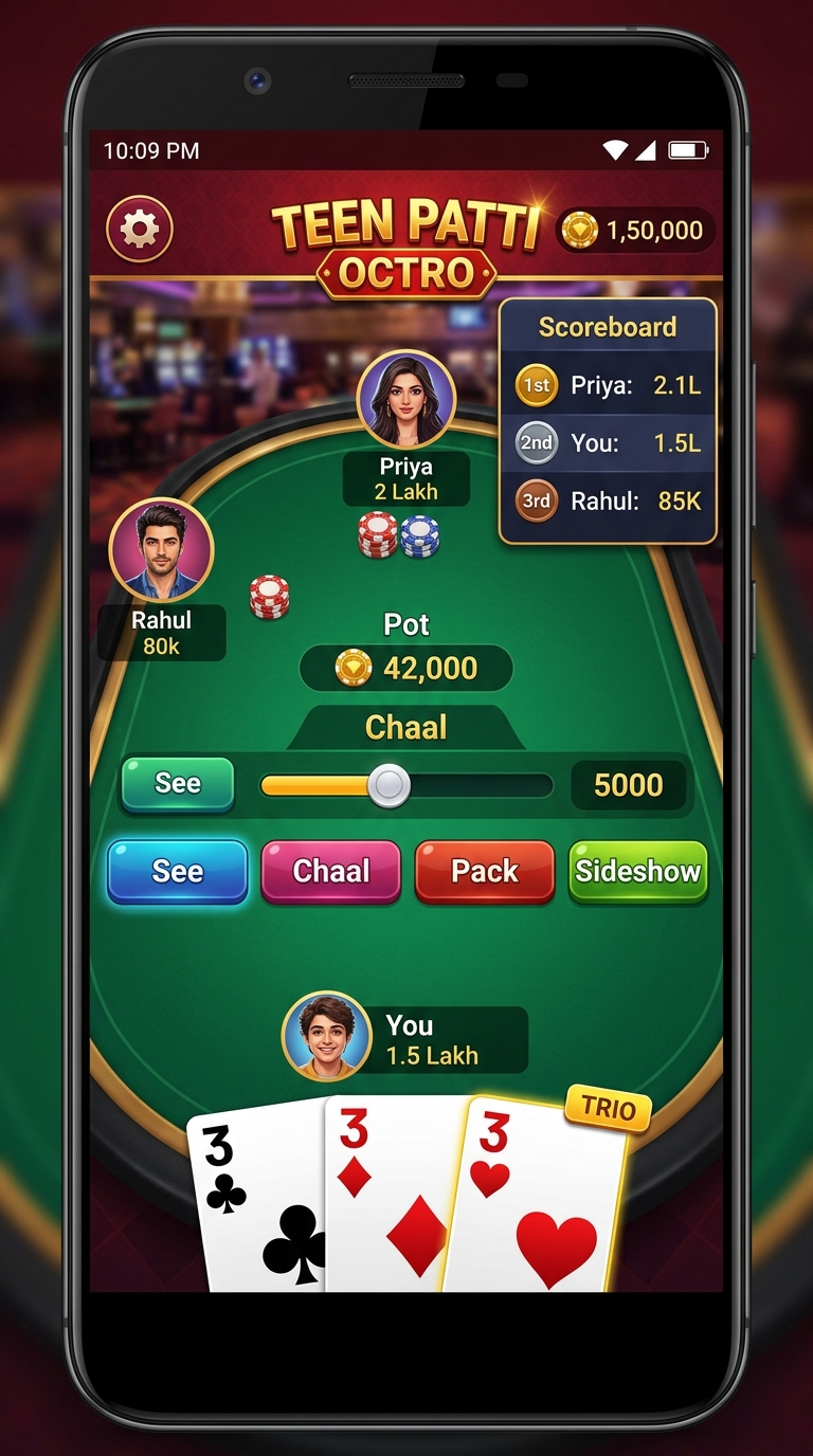 Teen Patti Octro screenshot 2