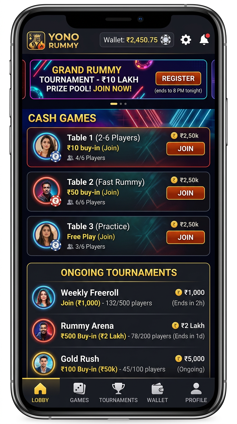 Yono Rummy Screenshot